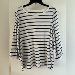 NWT Sonoma 3/4 sleeve top